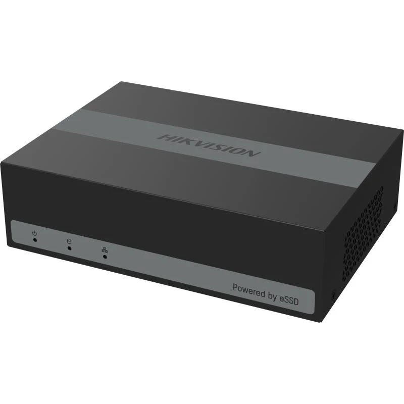 Hikvision 4-Channel 1080p Lite eSSD eDVR | Built-In 1TB Solid State Storage & Motion Detection 2.0 | H.265 Pro Low-Power Coaxial Audio Recorder | DS-E04HGHI-E