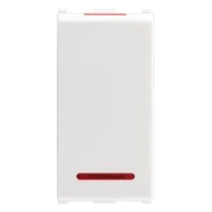 Anchor Roma 66325 25A Single Pole Switch with Indicator | 240V Ultra-High Power Logic | 1-Module Modular | Flame Retardant Shield