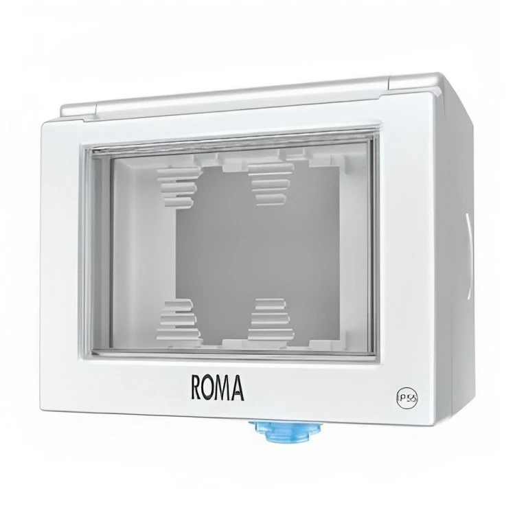 Anchor Roma Urban IP55 Weatherproof Box (Grey) | Outdoor Dust & Water-Resistant Modular Electrical Enclosure | 66662 (2M), 66663 (3M) & 66664 (4M)