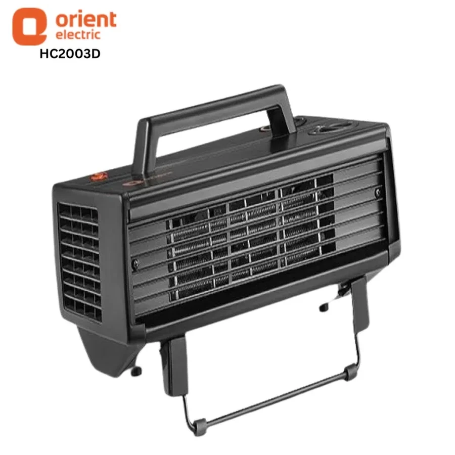 Orient Zenvo Heat Convector 1200W Room Heater - Black, Fast Instant Heating, 3 Heat Settings 1200W, Tip-Over and Overheat Protection, ISI Certified, 230V