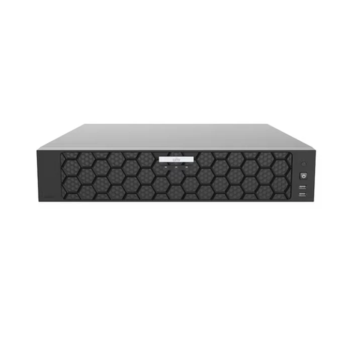 UNV 16-Channel Enterprise Network Video Recorder with 4 SATA Bays, 4K HDMI, RAID 1/5 & Dual Gigabit Ports | NVR504-16B