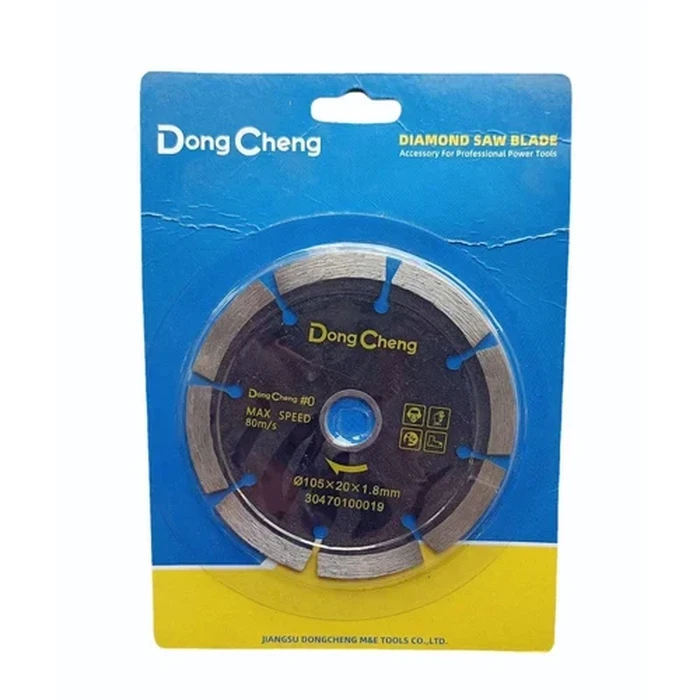 Dongcheng 4" Professional Diamond Saw Blade (0 No.) | 105mm High-Velocity Stone, Granite & Tile Cutting Disc | DG DIAMOND SAW BLADE