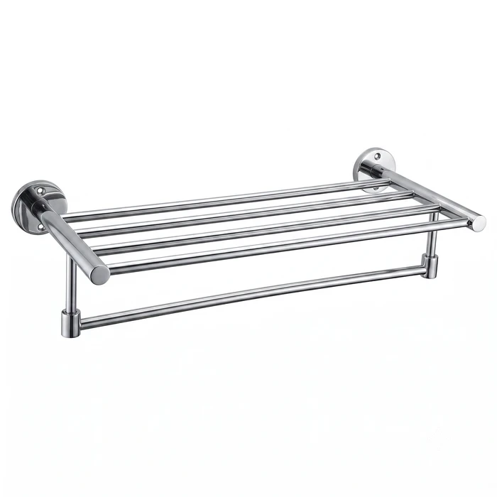 Toyo Very Heavy Solid Brass Die-Forged Wall-Mounted Bathroom Towel Rack | TOYO-11310