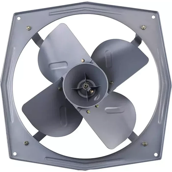 Bajaj Supreme Plus 18" Industrial Exhaust Fan | 410W High-Velocity Motor & 6800 CMH Extraction | 4 ABS Aerodynamic Blades & Wall Mount | Grey | 70064