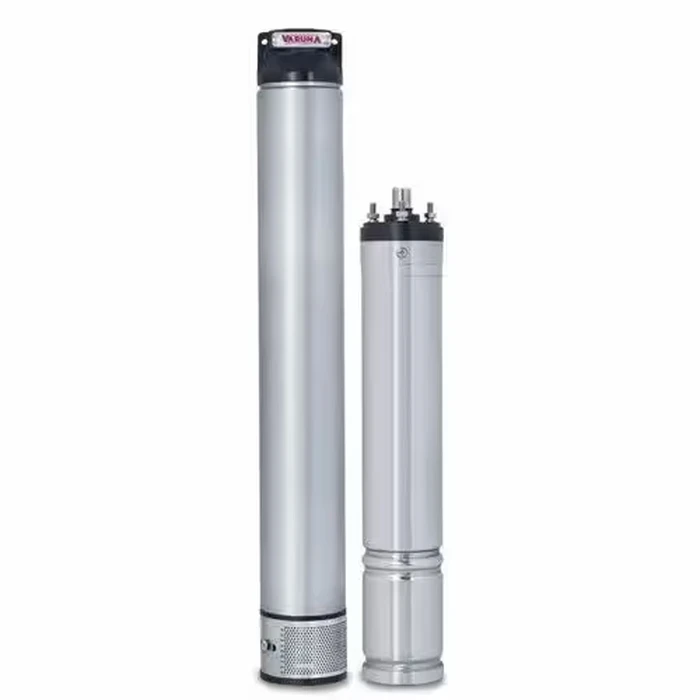 Varuna V3 Series 3" Stainless Steel Multi-Stage Borewell Submersible Pump Set | High-Head 150m Deep-Well Water Pump with Sand-Resistant Noryl Impellers
