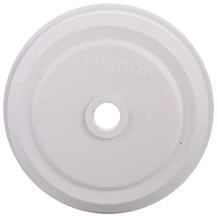 Anchor General Accessories Penta 6A Pilot 2-Plate Ceiling Rose 240V | Surface & Flush Junction Point Distribution Base in Ivory | 3257