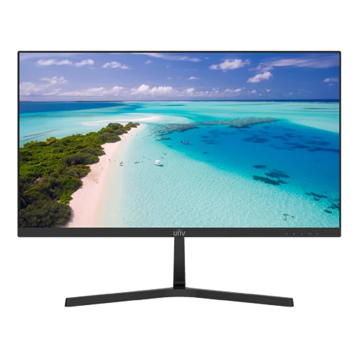 UNV MW-LC27-E 27" LED Full HD Monitor | 100Hz Refresh Rate Borderless Design | Uniview 1080p VA Panel 4000:1 Contrast Ratio VESA Mount HDMI & VGA Surveillance Monitor