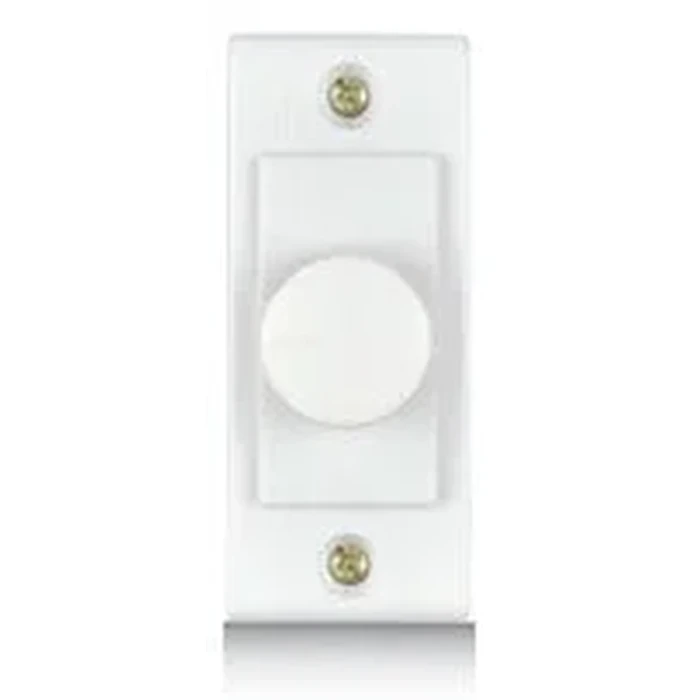 Anchor Penta Urea 450W Mini Switch-Type Electronic Rotary Dimmer & Fan Controller 240V | Compact 1-Module Wall Switch | White (38648) & Ivory (50428)