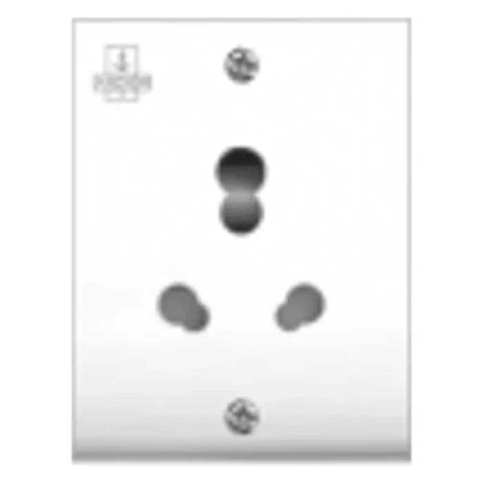 Anchor Penta Urea Deluxe 20A & 10A 2-in-1 Heavy-Duty Power Socket 240V | Flame-Retardant Urea Back Piece Wall Outlet | White (39993) & Ivory (50964)