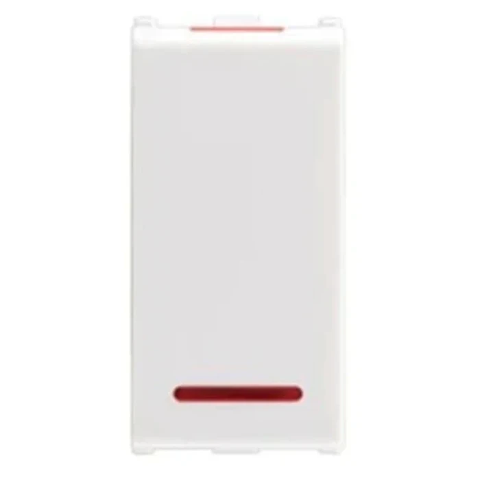 Anchor Roma 66144 20A 1-Way Switch with Indicator | 240V High-Amperage Logic | 1-Module Modular | Flame Retardant Polycarbonate Shield