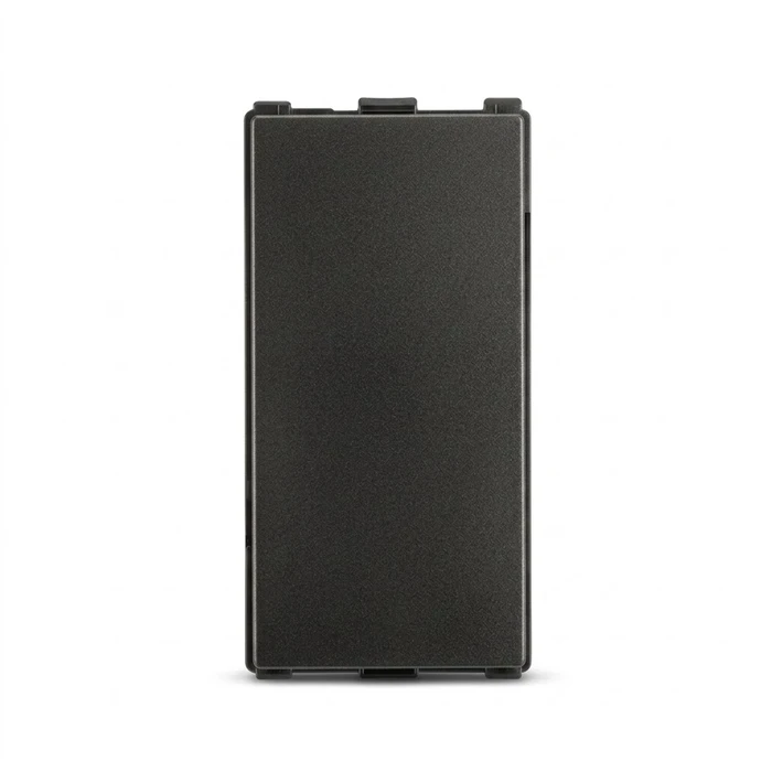 Panasonic Europa 10AX 1-Module 1-Way Switch | Architectural Modular Wall Switch in Graphite Black | WIPM5011GB