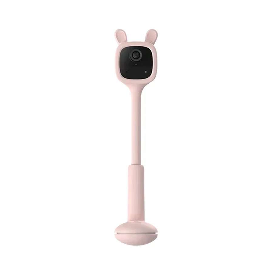 EZVIZ BM1 1080P Wire-Free Smart Baby Monitor (Pink) | AI Crying & Crib Detection, 2000mAh Battery & Auto Lullabies | CS-BM1