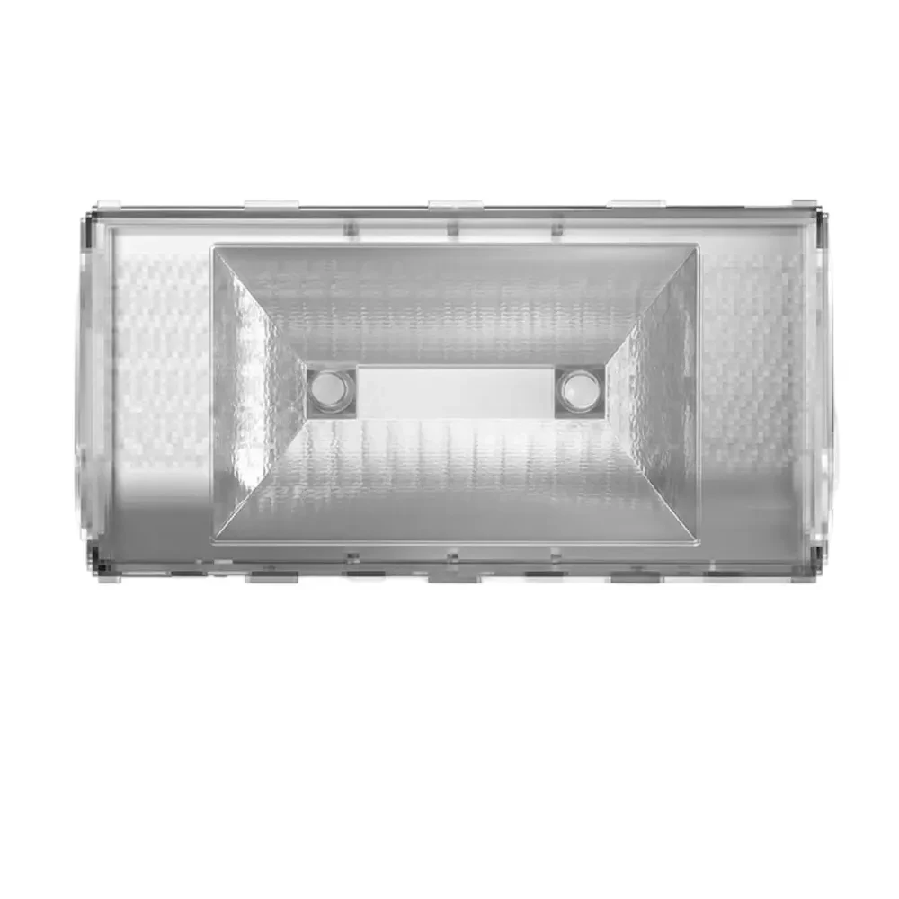 Anchor Roma Urban 4-Module (4M) In-Wall LED Foot Light | Cool Daylight (66778S) & Warm White (66779S) Recessed Step & Pathway Night Lamp (Silver)