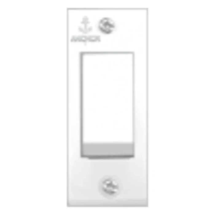 Anchor Penta Urea Cherry 6A 1-Way Electrical Wall Switch 240V | ISI-Certified Flame-Retardant Thermoset Urea Lighting Switch (White) | 38193