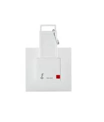 Anchor Penta Modular 32A DP Switch Unit with Keytag (2M, White & Black Options) | 240V Double Pole Energy Saver Master Power Switch for Hotels & Offices | 65701 / 65701B