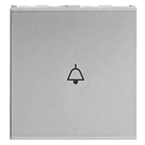 Anchor Roma 10A Bell Push Wide Modular Switch (2M) | Large Rocker 240V Momentary Doorbell Button for Homes & Offices | 66203S