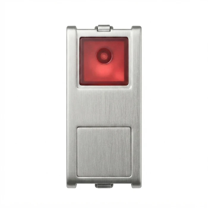 Anchor Roma 1-Module Bell Call Indicator | Visual Doorbell & Visitor Alert Signaling Lamp | Code: 66705S (Silver)