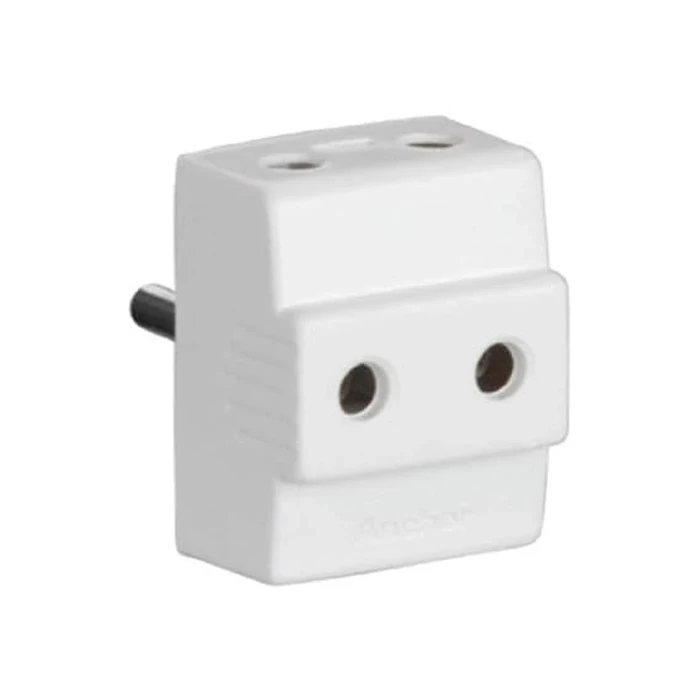 Anchor by Panasonic 6A 2-Pin Deluxe Multiplug Adaptor | 240V Compact Multi-Outlet Socket Splitter for Mobile Chargers & Daily Electronics | 3144