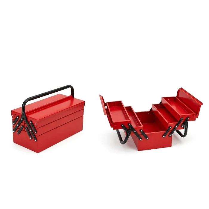 Baum Heavy Duty Special Steel Cantilever Expandable 3 & 5 Drawer Compartment Garage Organizer Metal Tool Box Art-B17