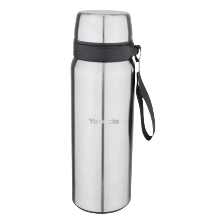 Yasuda 1000ML Vacuum Flask | 24 Hours Hot & Cold Double-Walled 304 Food Grade Stainless Steel Water Bottle | Copper Coating Insulation Leak-Proof Travel Flask | YS-TB1000 Stainless Steel