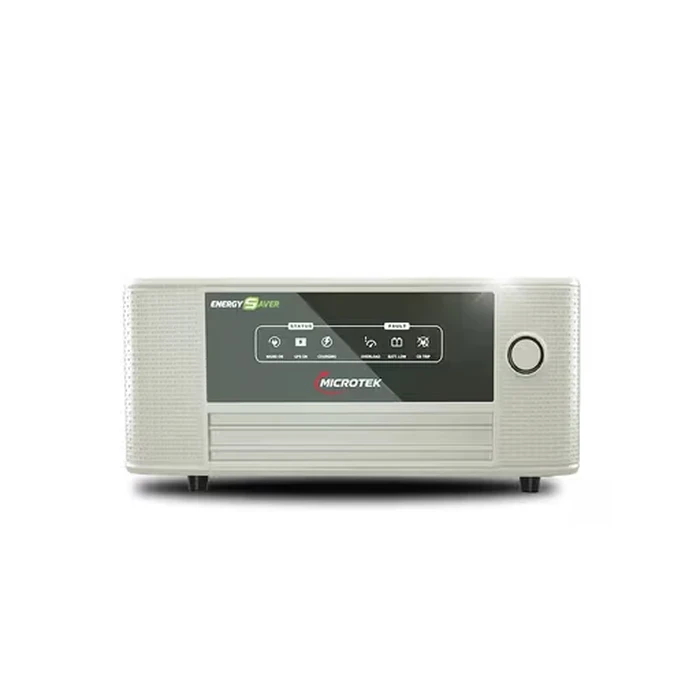 Microtek Energy Saver 925VA 760W 12V Pure Sine Wave Home Inverter | Wide 80V-290V Dual Inverter/UPS Mode Single Battery Backup Systems | 1025/12V SW