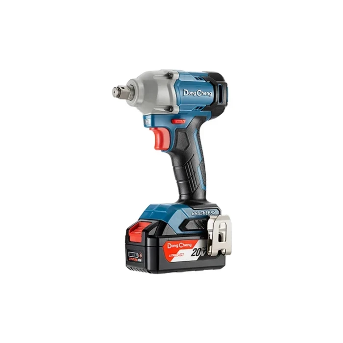 DongCheng 20V Max Brushless 1/2" Cordless Impact Wrench | High-Torque Smart-Loosen Nut Runner for Automotive & Steel Erection | DongCheng Series - DCPB298 (Type DM)