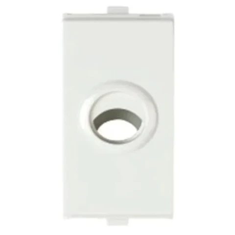 Anchor Penta Modular 1-Module (1M) In-Wall Appliance Cord Outlet | Modular Cable Exit & Passage Plate | 65501 (White) & 65501B (Black)