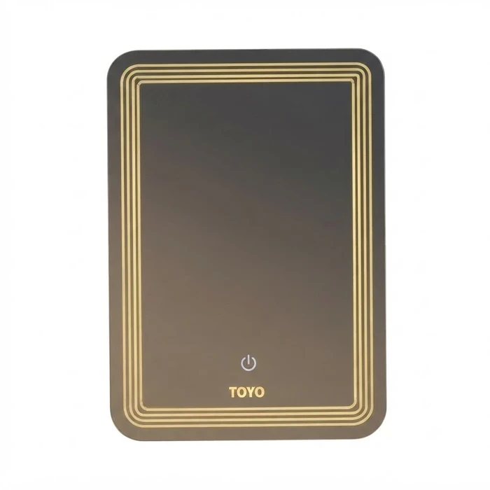 TOYO 21x28 Inch Smart LED Bathroom Vanity Mirror | 3 Color Temperature Modes with Responsive Front Touch Sensor Control Matrix | TOYO-9014-3L