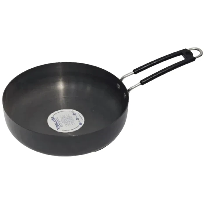 Yasuda 28cm Hard Anodised Non-Stick Fry Pan | 2.8mm Heavy Gauge Virgin Aluminum Body | Gas & Induction Base Compatible Metal Spoon Safe Skillet | YS-FPS28IB