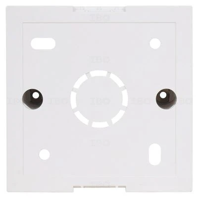 Anchor 1 or 2 Module (1M/2M) Surface Plastic Box 85x85x40 mm | High-Impact Non-Corrosive Electrical Wall Enclosure with Metal Thread Inserts | 21281