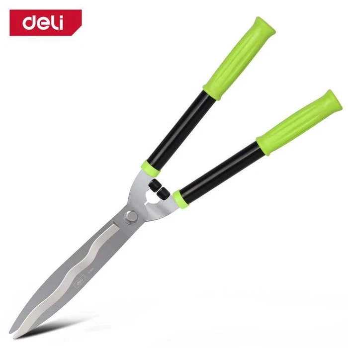 Deli 20.5" Professional Heavy-Duty Bypass Gardening Shears | Ultra-Lightweight 280g Long Reach Hedge Trimmer with 55# Carbon Steel Blades & 2cm Branch Capacity | EDL2806