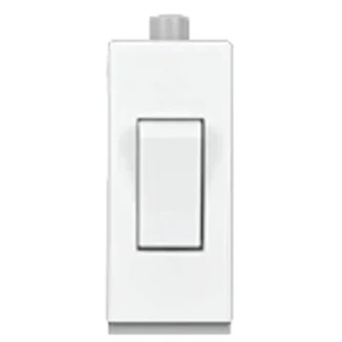 Anchor General Accessories Penta 6A Cord Through Inline Switch 240V | Torpedo Rocker Cable Switch for Table Lamps in White | 2538