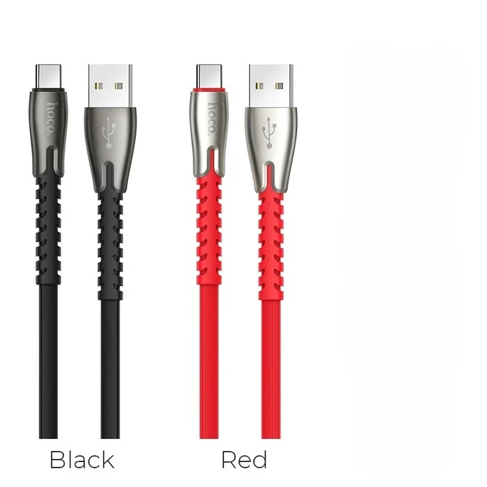 Hoco Core Charging Cable | Type-C Connectivity Logic | Nickel-Zinc Alloy & TPE Matrix | U58