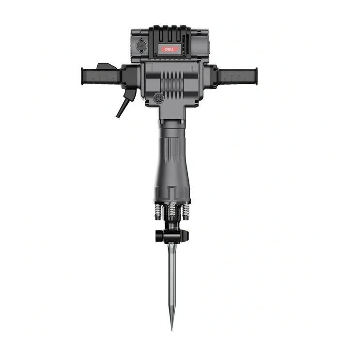 Deli Tools 2100W Heavy Duty Demolition Breaker | 85J Impact Energy 22.5kg Industrial Jackhammer with 65mm Cylinder, SDS-HEX Chuck & BMC Case | EDE-DG30-1E