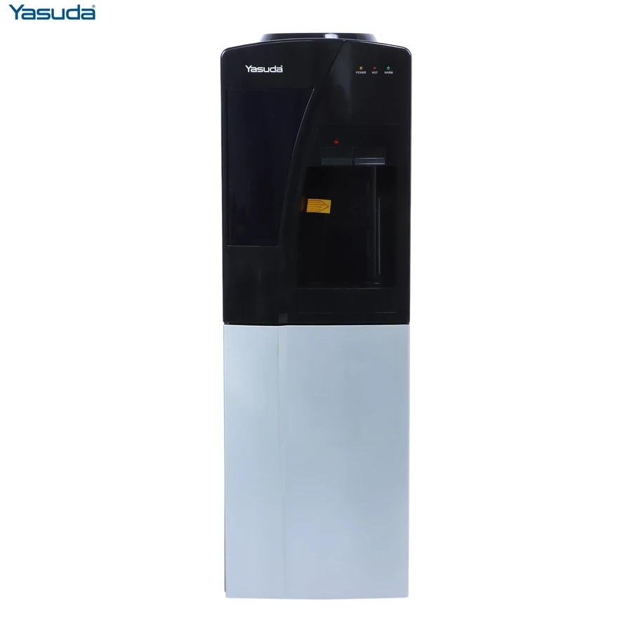Yasuda Hot & Normal Stand Water Dispenser | 500W Stainless Steel Tank Matrix | Integrated Storage Cabinet & Over-Current Protection | YS-HN23SC