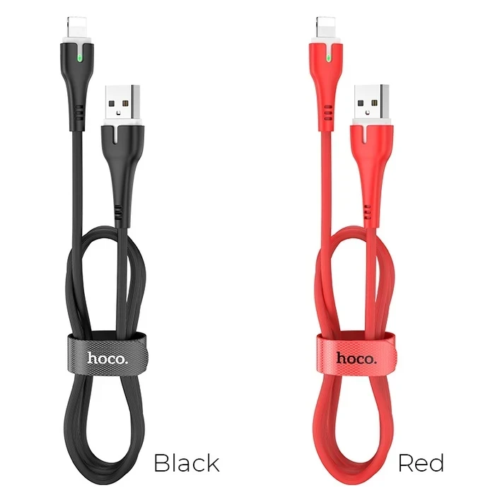 HOCO Surplus Charging Cable | Lightning High-Fidelity Connectivity Logic | 2.4A Power Matrix | X45