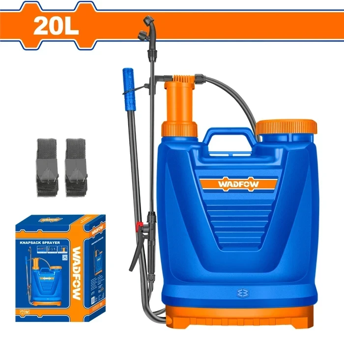 Wadfow 20L Professional Knapsack Backpack Pressure Sprayer | Heavy-Duty Large Area Chemical Mister with 4.5BAR Max Pressure, Fiber Glass Lance & Adjustable Jet to Mist Nozzle | WKS1520