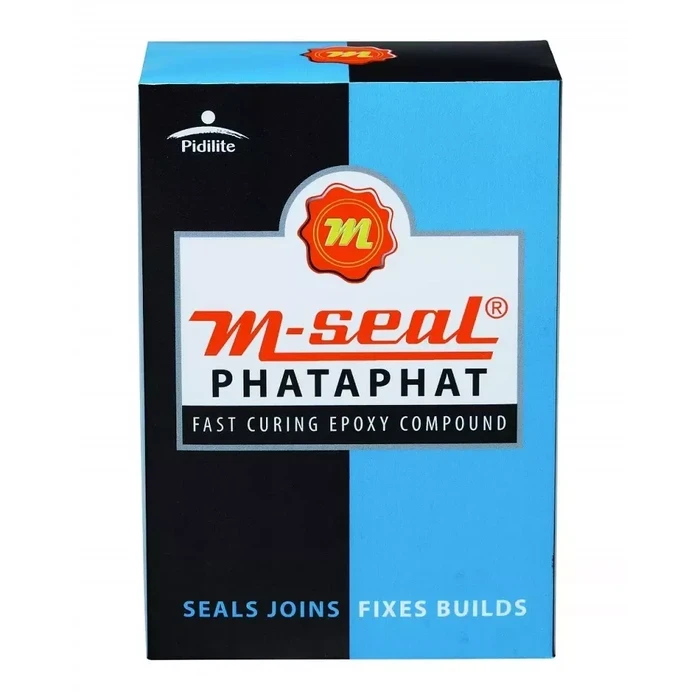 Pidilite M-Seal Phataphat Fast-Curing Two-Component Epoxy Putty for Multi-Surface Repairs | 25 Gm (20 Pcs Pack)