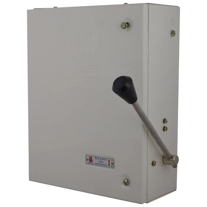 Anchor by Panasonic 63A 415V Triple Pole Industrial Switch Pilot | 3-Phase Heavy-Duty Circuit Isolator & Motor Control Switch for LT Panels | 17659