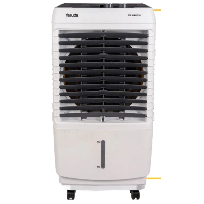 Yasuda 35L Personal Air Cooler with High-Density Honeycomb Pad | 2400 m³/hr Airflow, 30ft Throw Eco-Cooler | Built-in USB Port & Ice Box | Model YS-ARND35