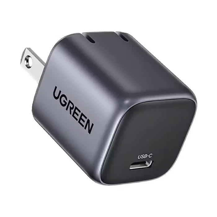 UGREEN 30W USB-C GaN Fast Charger | Ultra-Compact PD & PPS Super Fast Wall Adapter (US Plug) for iPhone, Samsung Galaxy, Pixel & MacBook Air | Nexode Mini Series