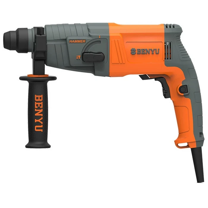 BENYU Rotary Hammer 20mm | 500W Corded Electric Heavy-Duty Masonry & Concrete Power Tool | BY2012