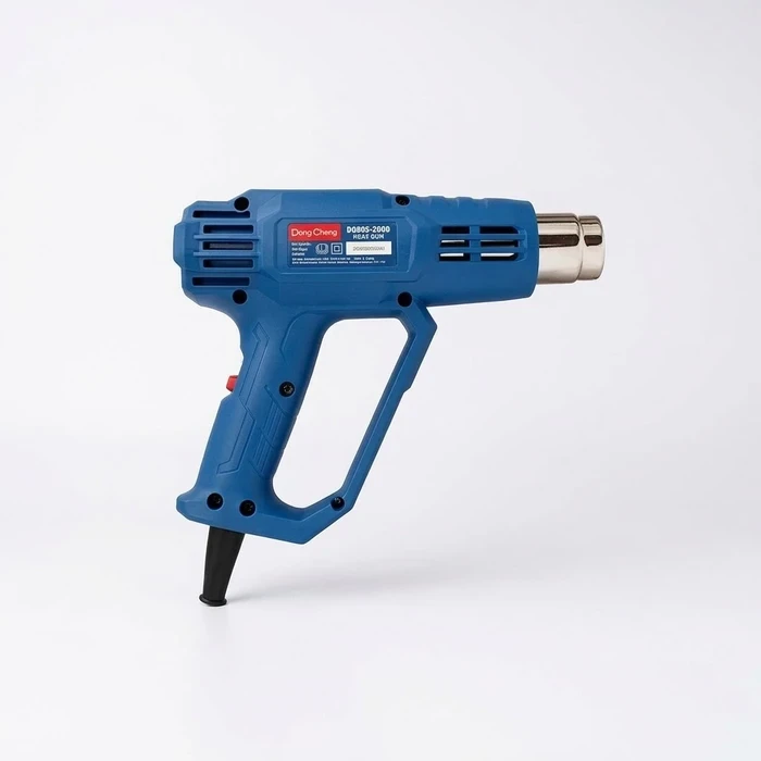 DongCheng 2000W Industrial Electric Hot Air Heat Gun | Multi-Purpose Thermal Blower for Paint Stripping, Vinyl Shrink & PVC Bending | DongCheng Series - DQB05-2000anels | DongCheng Series - DQF25