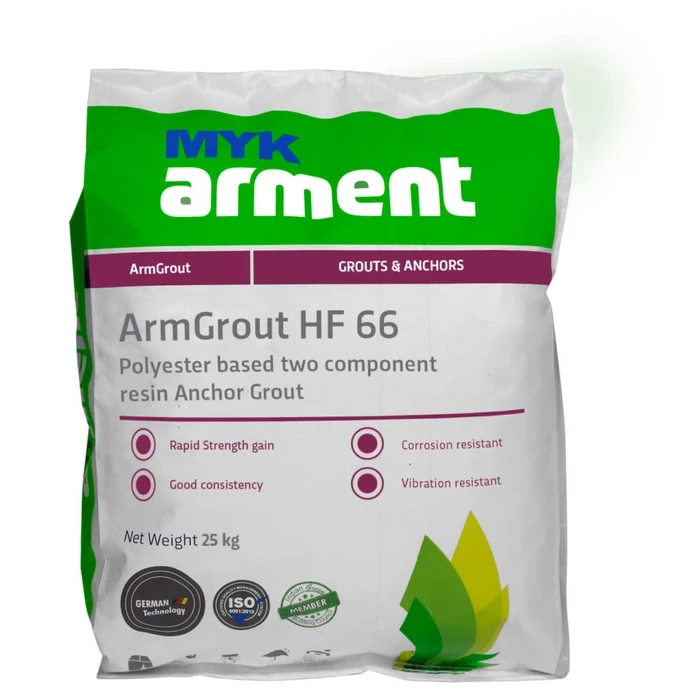 ArmGrout HF-66 Professional Polyester Resin Anchor Grout | Rapid-Curing Underwater & Rock Bolting Chemical Anchoring System | 1kg Kit