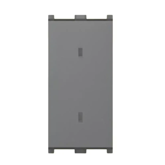 Anchor Roma Urban 1-Module (1M) 10AX 2-Way Light Switch | ISI-Certified 100W SBL/LED Load Rated Modular Switch | 66102GB (Graphite Black)