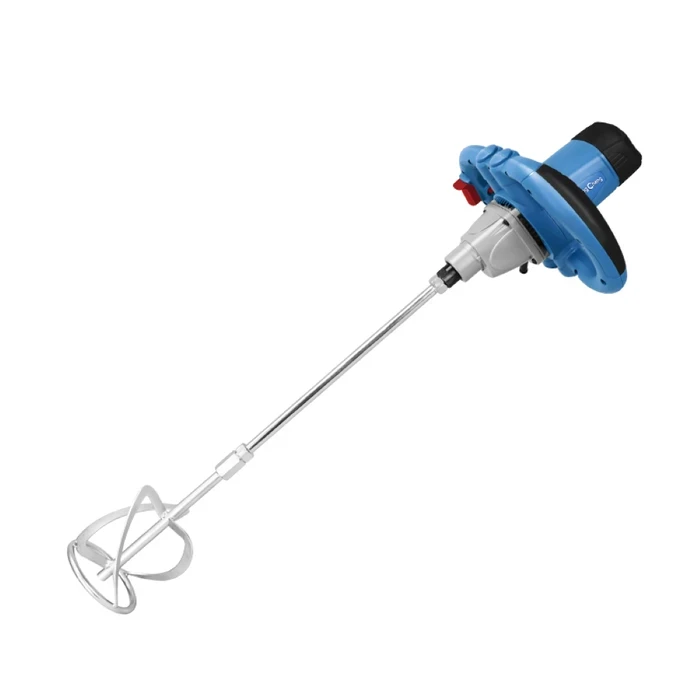 Dongcheng Industrial Electric Material Mixer 1400W | Variable Speed 0-800 RPM Heavy-Duty Paint, Mortar & Resin Blending Station | DQU08-160