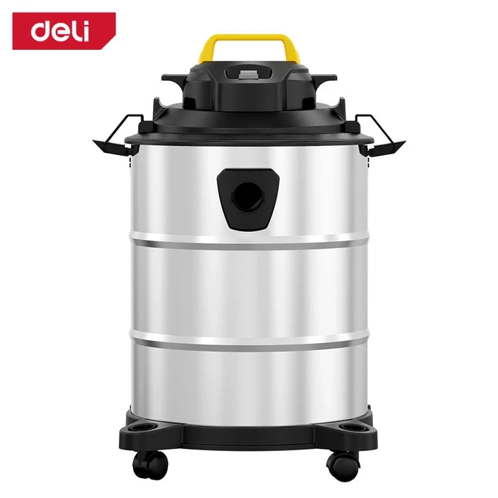 Deli 1000W Professional 35L Industrial Wet & Dry Vacuum Cleaner | Heavy-Duty 20Kpa High-Suction Shop Vac for Commercial Construction & Workshops | EDL881835