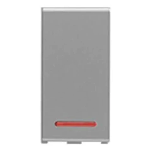 Anchor Roma 10AX 1-Way Modular Switch with Indicator (1M) | Illuminated 240V Status Light Control Switch for Homes & Hotels | 66111S