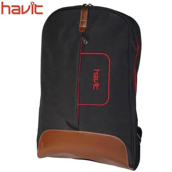 Havit Laptop Backpack | 15.6" Durable Nylon Travel & Business Bag with Secret Security Compartment & 20L Capacity | Black | HV-5005