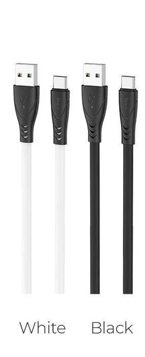 HOCO Soft Silicone Charging Cable | Type-C High-Fidelity Connectivity Logic | Silicone Braid Matrix | X42